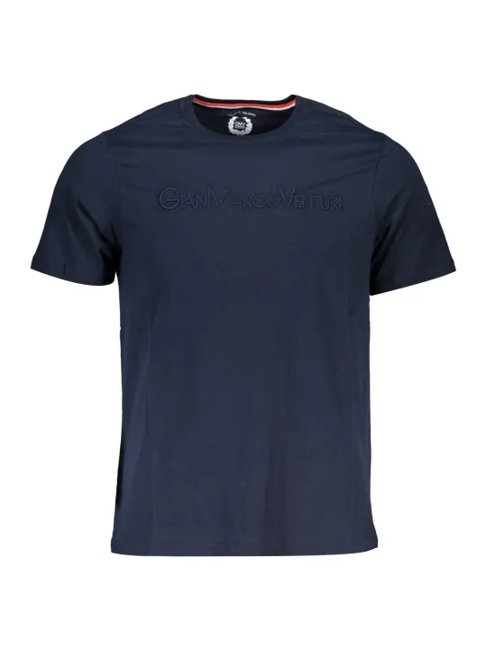 GIAN MARCO VENTURI Herren KURZARM-T-SHIRT Blau