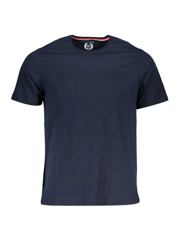 GIAN MARCO VENTURI Herren KURZARM-T-SHIRT Blau