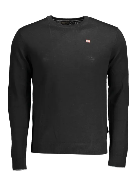 Napapijri Herren LANGARMPULLOVER Schwarz | online kaufen