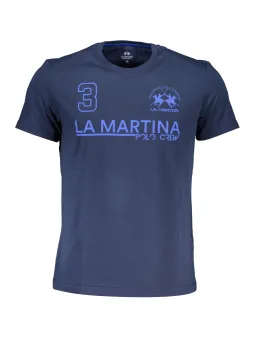 LA MARTINA Herren KURZARM-T-SHIRT Blau | online kaufen