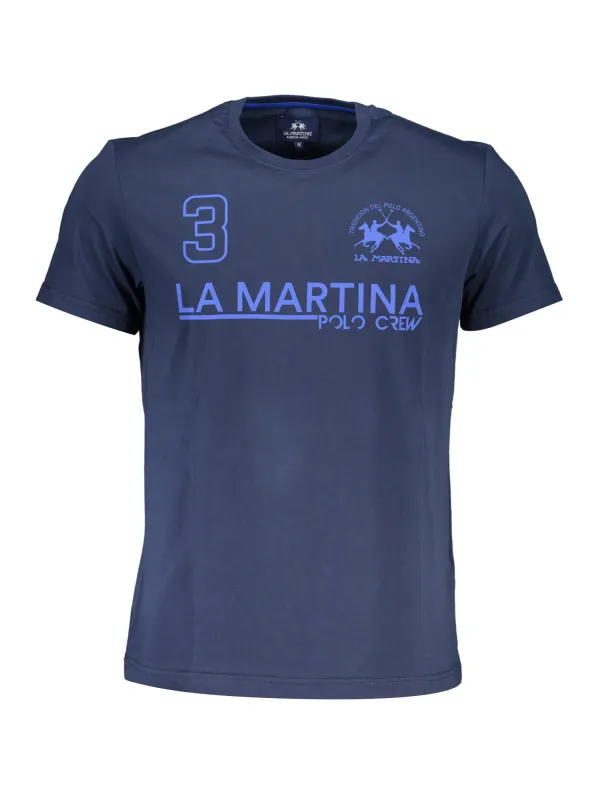 LA MARTINA Herren KURZARM-T-SHIRT Blau | online kaufen