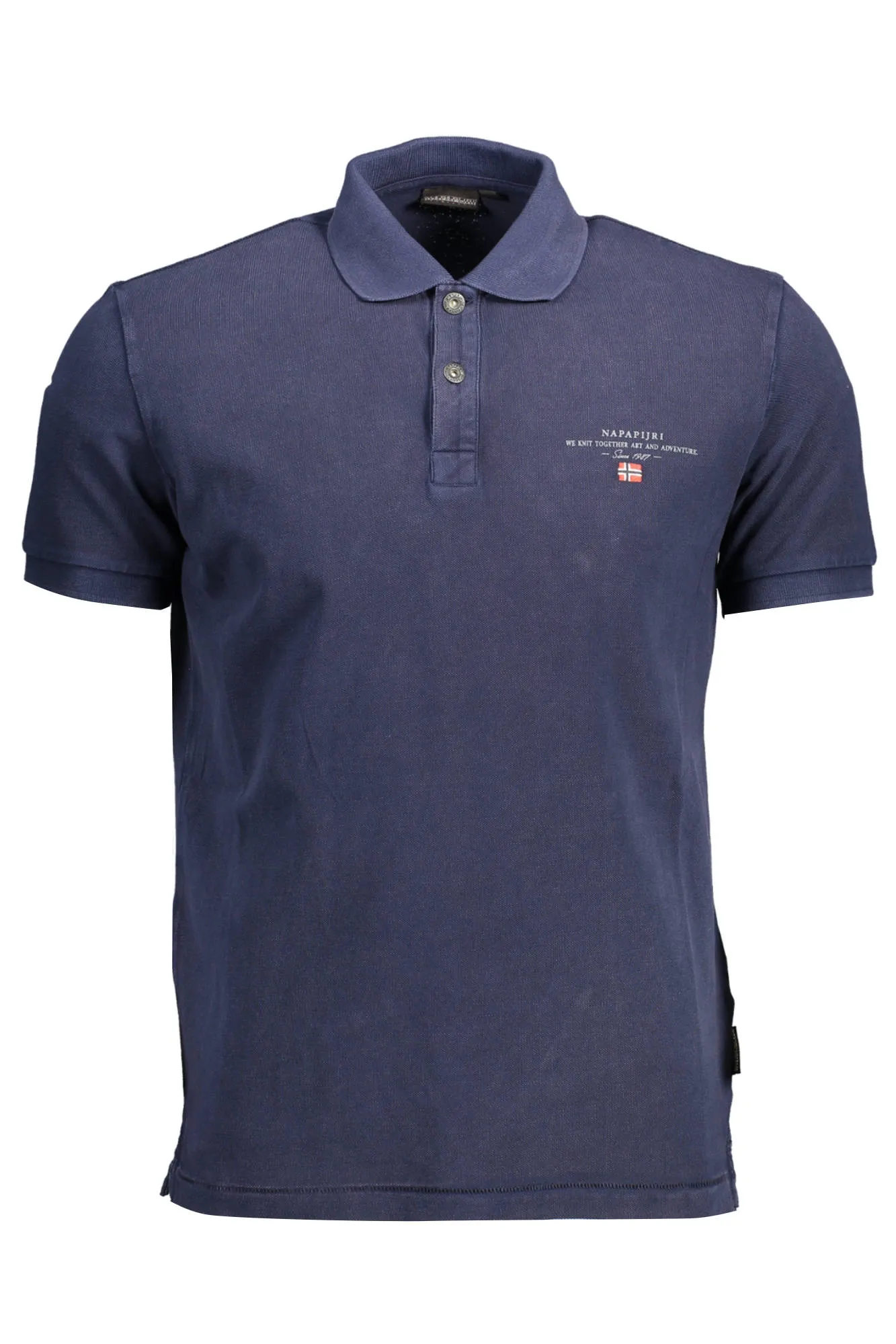 Herren KURZARM-POLO Blau NP0A4GDLELBASSS4_43DA386_BLU176