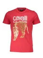 Cavalli Class Herren KURZARM-T-SHIRT Rot | online kaufen