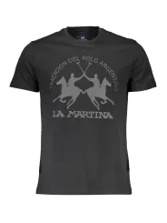 LA MARTINA Herren KURZARM-T-SHIRT Schwarz | online kaufen