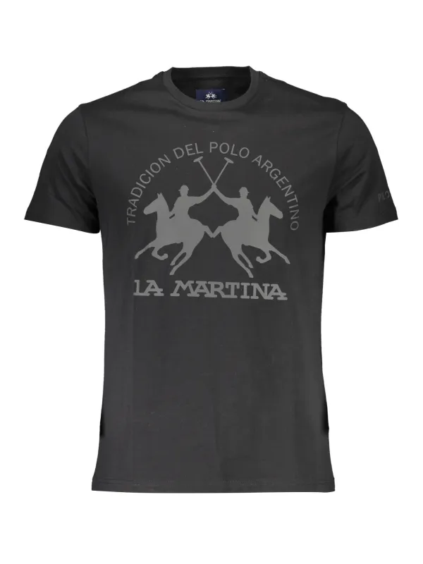 LA MARTINA Herren KURZARM-T-SHIRT Schwarz | online kaufen