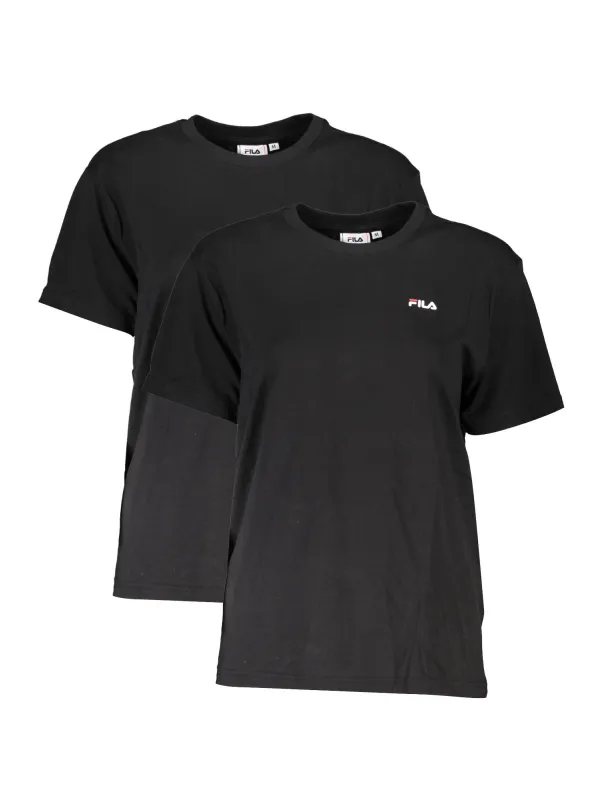 Fila Damen KURZARM-T-SHIRT Schwarz | online kaufen