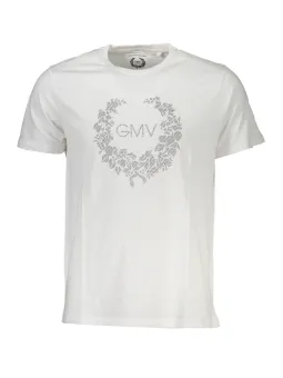 GIAN MARCO VENTURI Herren KURZARM-T-SHIRT Weiß