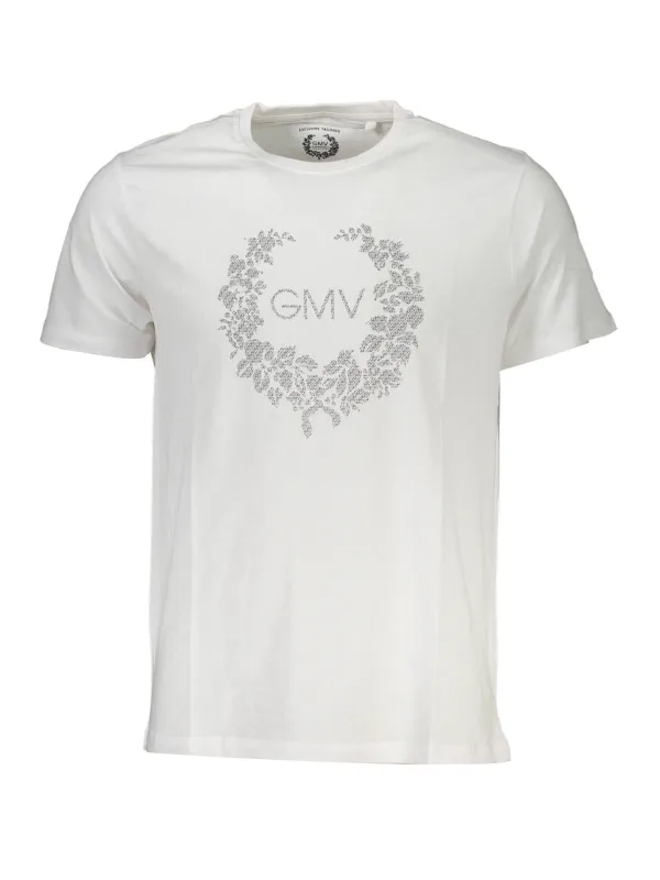 GIAN MARCO VENTURI Herren KURZARM-T-SHIRT Weiß