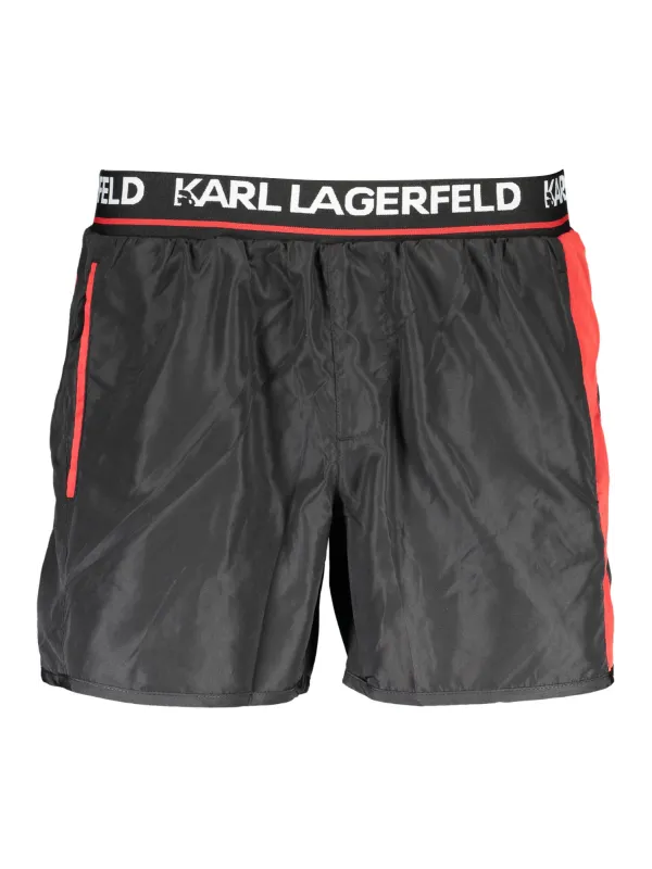 Karl Lagerfeld Beachwear Herren TASCHE Schwarz