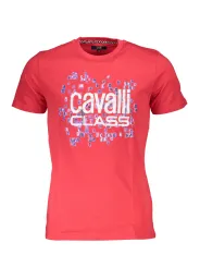 Cavalli Class Herren KURZARM-T-SHIRT Rot | online kaufen