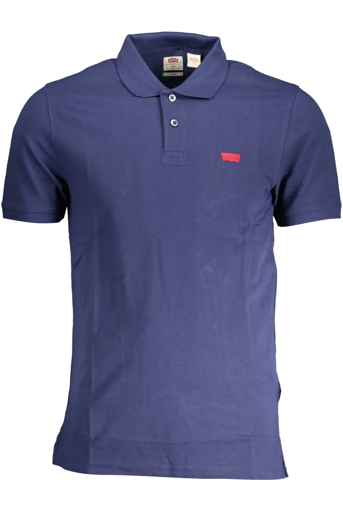 Herren KURZARM-POLOSHIRT Blau A4842_7A92427_BLU0003