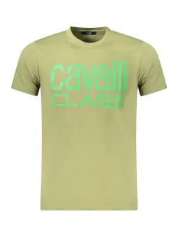 Cavalli Class Herren KURZARM-T-SHIRT Grün | online kaufen