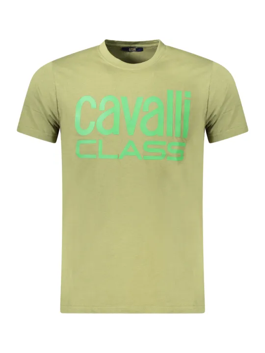 Cavalli Class Herren KURZARM-T-SHIRT Grün | online kaufen