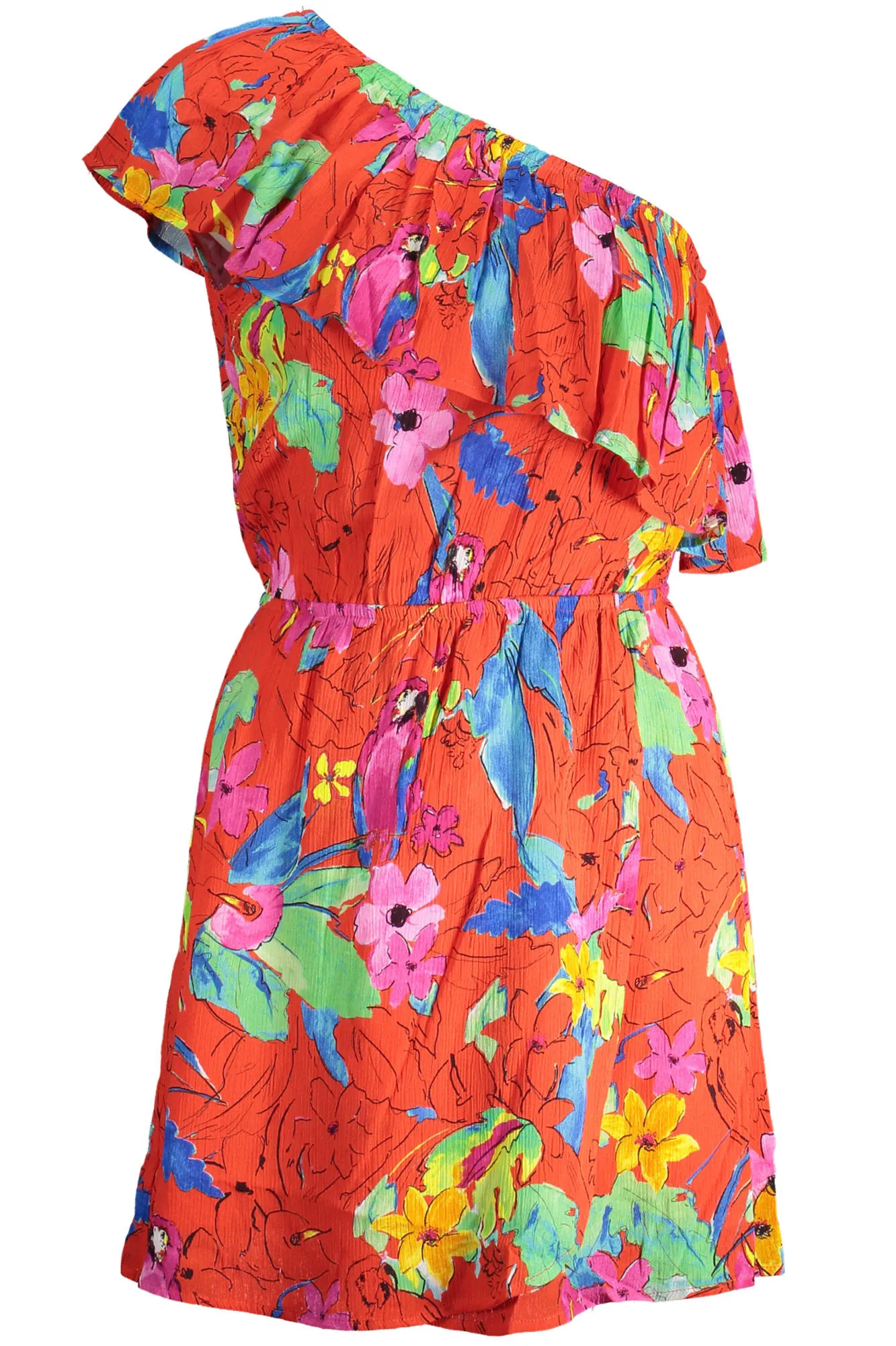 Damen KLEID Rot 23SWVW83_45468C6_ROSSO3090