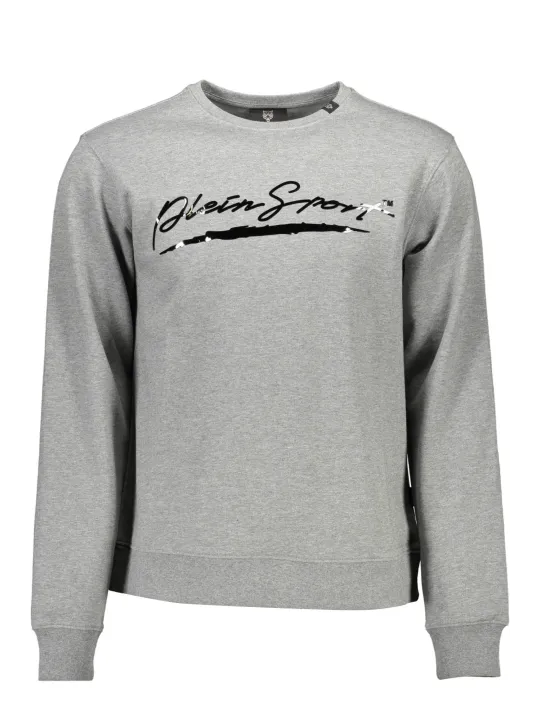 Plein Sport Herren LANGARM-SWEATSHIRT Grau | online kaufen