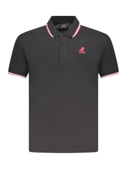 Mieten Sie stilvolle schwarze Herren Poloshirts von U.S. GRAND POLO