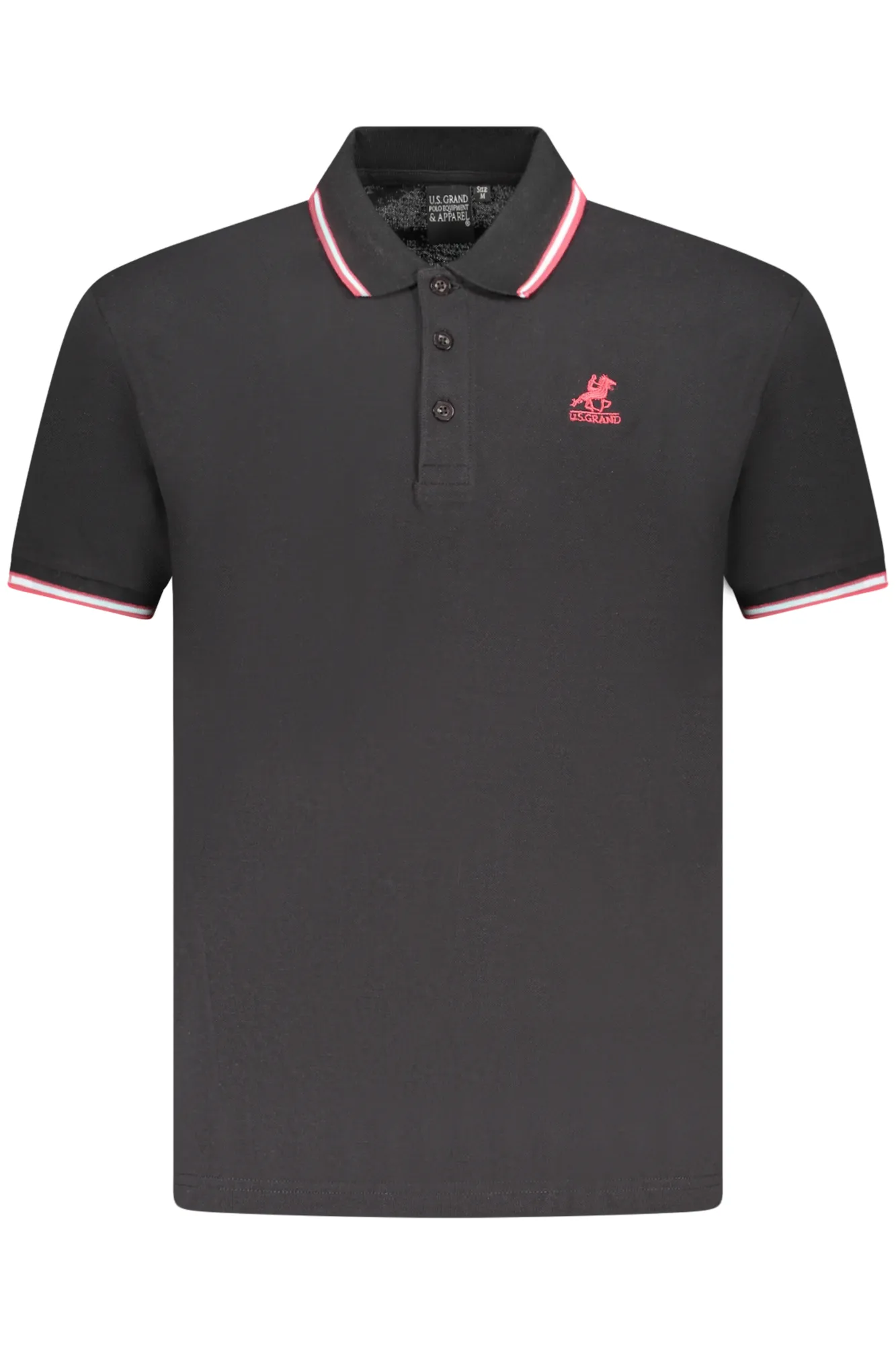 Herren Poloshirt Schwarz AU02660_NE23NERO
