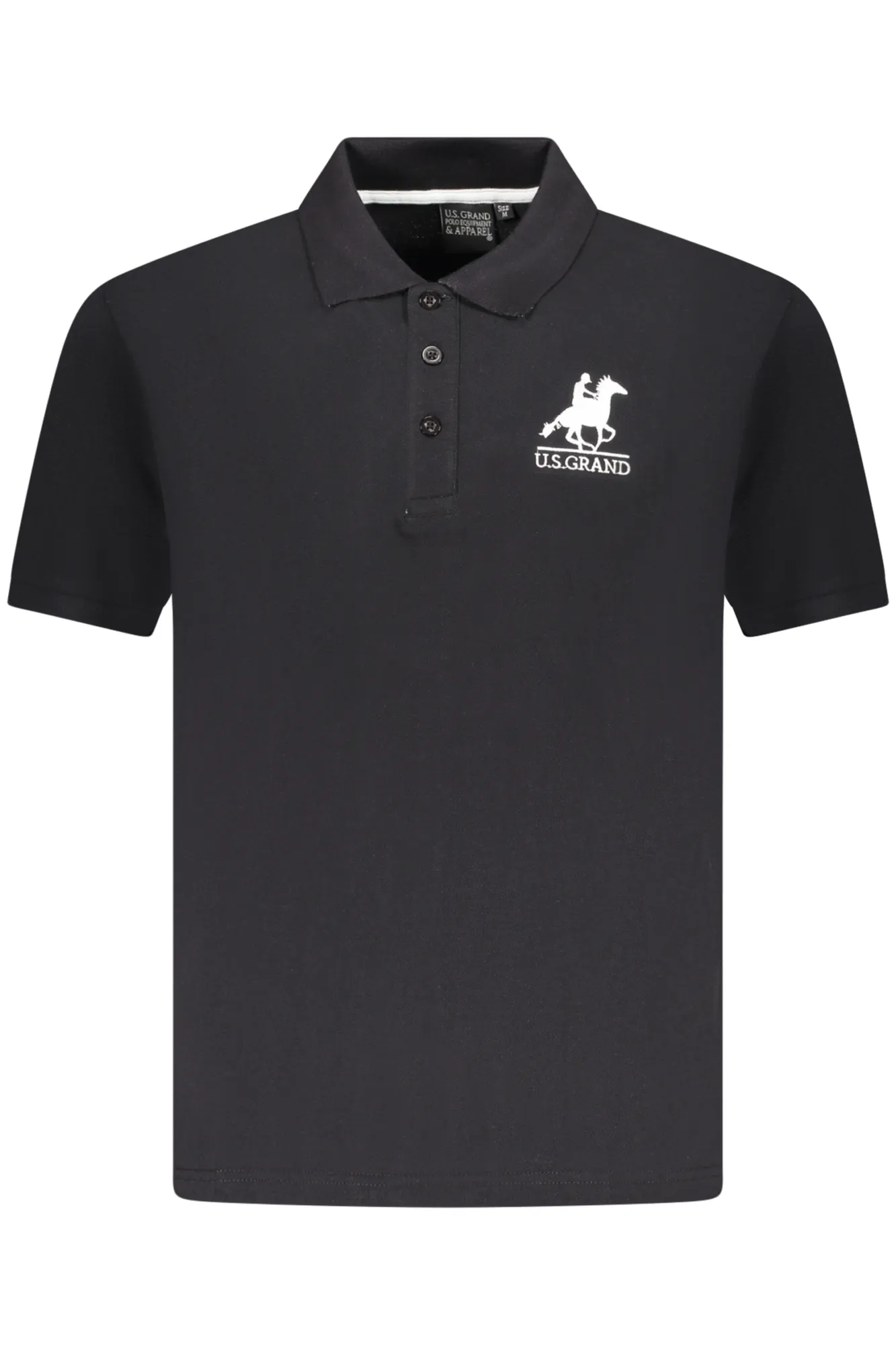 Herren Poloshirt Schwarz AU02662_NE23NERO