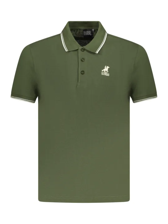 U.S. GRAND POLO Herren Poloshirt Grün | online kaufen