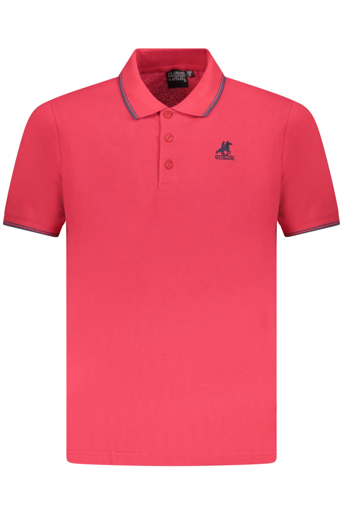 Herren Poloshirt Rot AU02659_RO8ROSSO