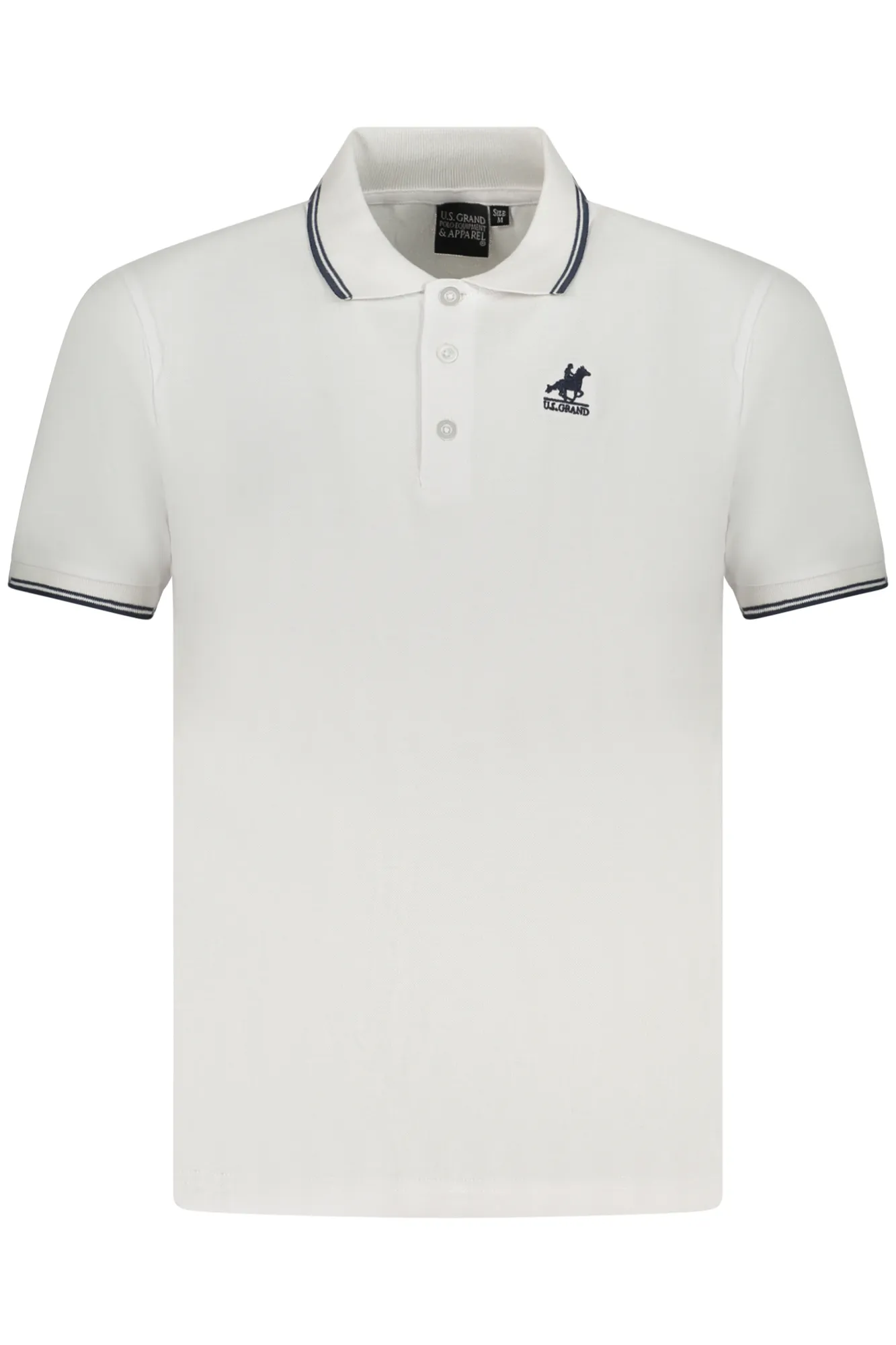 Herren Poloshirt Weiß AU02659_BI6BIANC