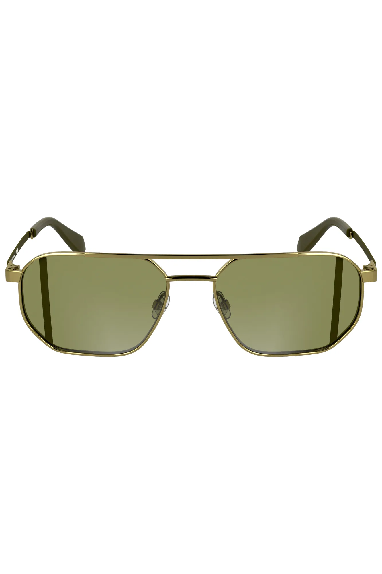 Herren SONNENBRILLE Gold CKJ25202S_OR717