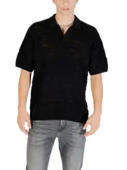 Schwarzes Herren Polo mieten | Only & Sons | Flex-Fashion Verleih