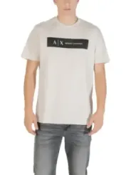 Armani Exchange Herren T-Shirt Beige | online kaufen