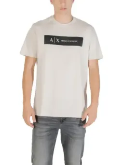 Armani Exchange Herren T-Shirt Beige mieten - Flex-Fashion Verleih