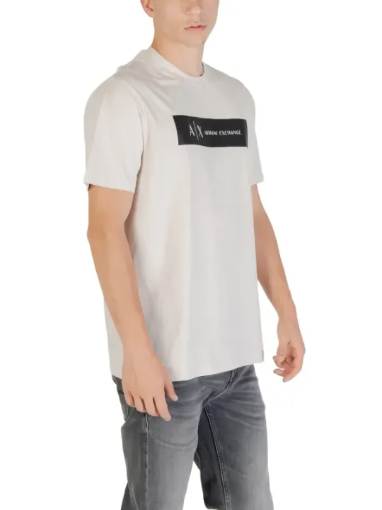 Armani Exchange Herren T-Shirt Beige | online kaufen