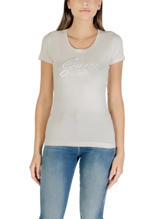 Guess T-Shirt Beige | online kaufen