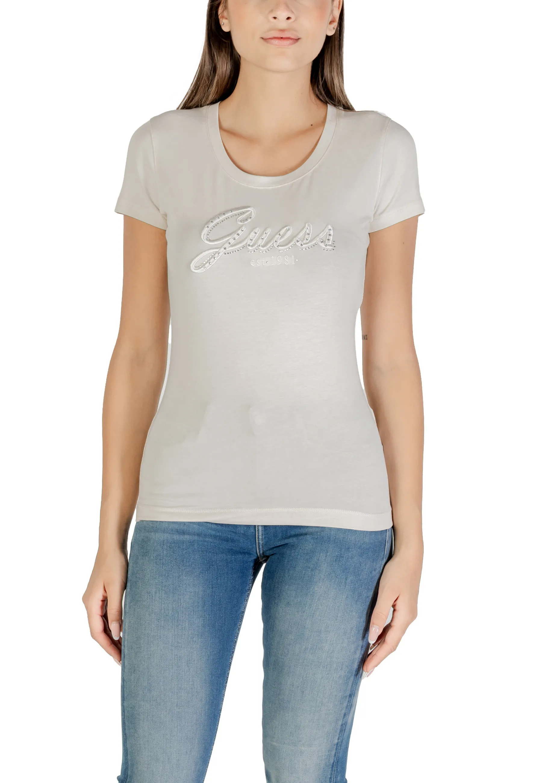 Guess T-Shirt Beige 488193