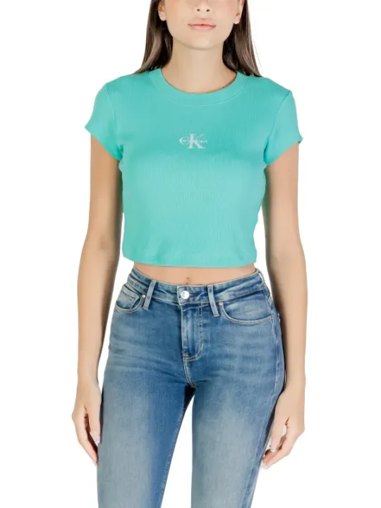 Calvin Klein Jeans Top Türkis | online kaufen