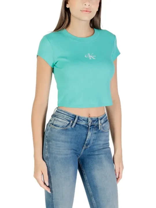 Calvin Klein Jeans Top Türkis | online kaufen