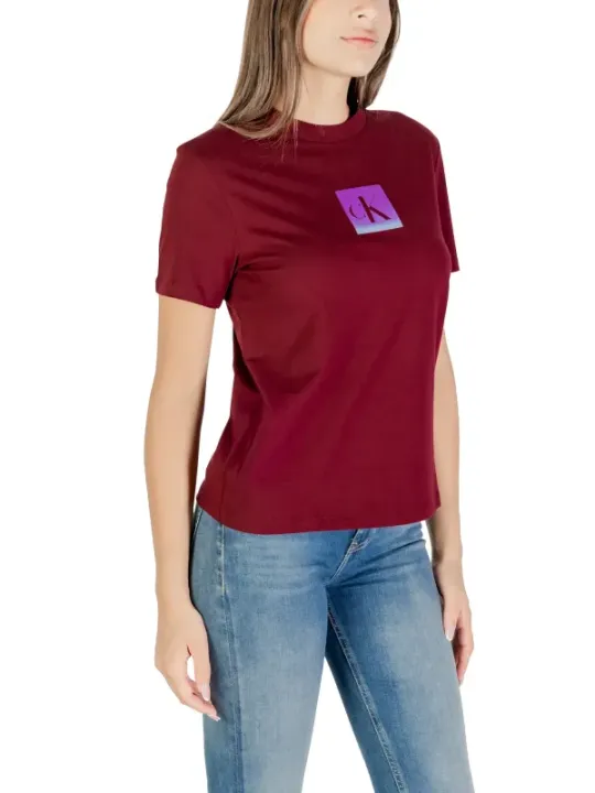Calvin Klein Jeans T-Shirt Bordeaux | online kaufen