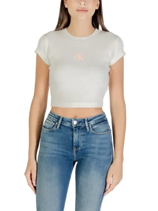 Calvin Klein Jeans Top Weiß | online kaufen