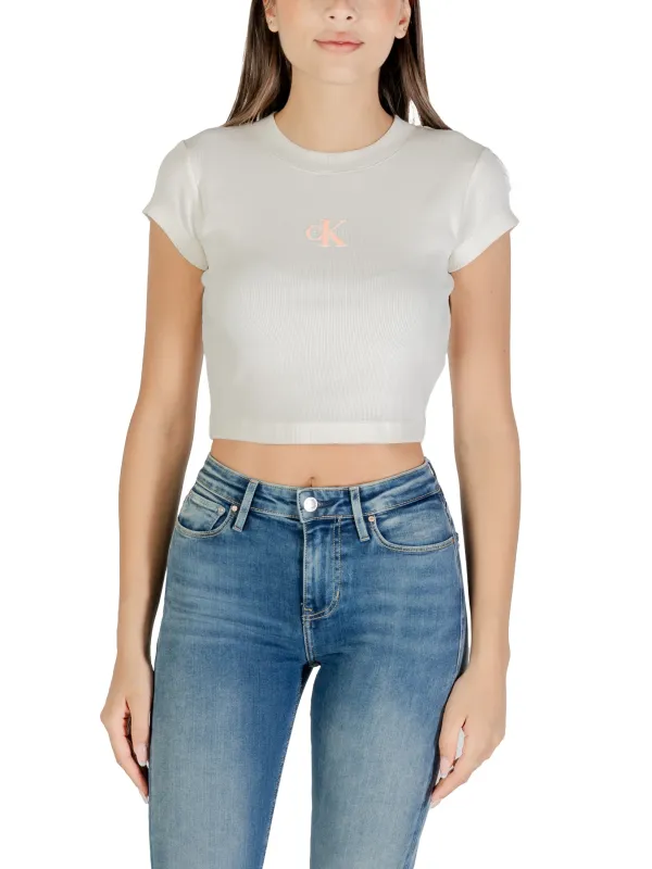 Calvin Klein Jeans Top Weiß | online kaufen