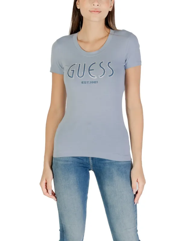 Guess T-Shirt Azurblau | online kaufen