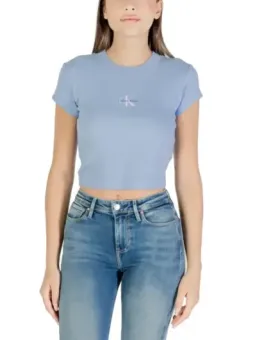 Azurblaues Calvin Klein Jeans Top mieten – Flex-Fashion Verleih