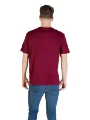 Calvin Klein Jeans Herren T-Shirt Bordeaux | online kaufen