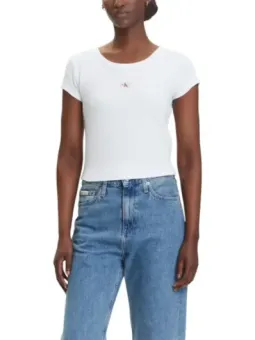 Calvin Klein Jeans T-Shirt Weiß mieten – Flex-Fashion Verleih