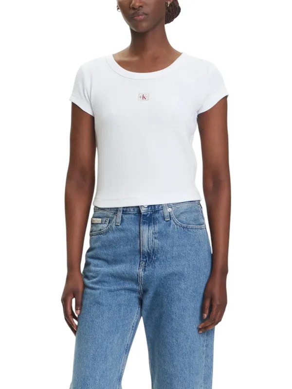 Calvin Klein Jeans T-Shirt Weiß | online kaufen