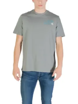 Calvin Klein Herren T-Shirt Grau mieten – Flex-Fashion Verleih