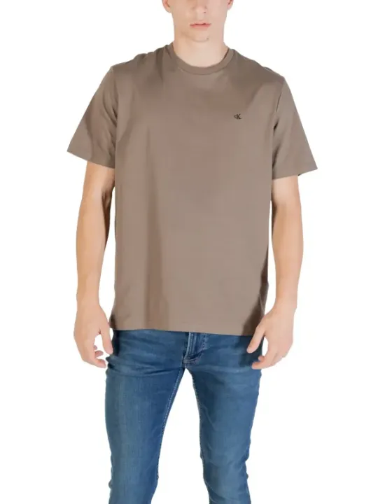Calvin Klein Jeans Herren T-Shirt Beige | online kaufen