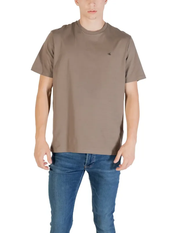 Calvin Klein Jeans Herren T-Shirt Beige | online kaufen
