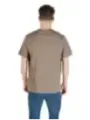 Calvin Klein Jeans Herren T-Shirt Beige | online kaufen