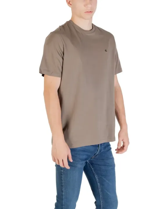 Calvin Klein Jeans Herren T-Shirt Beige | online kaufen