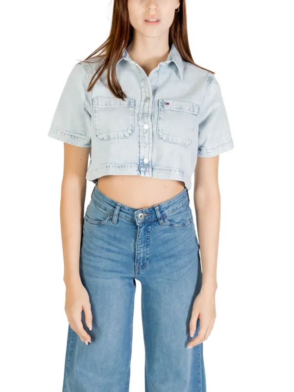 Tommy Hilfiger Jeans Top Azurblau | online kaufen
