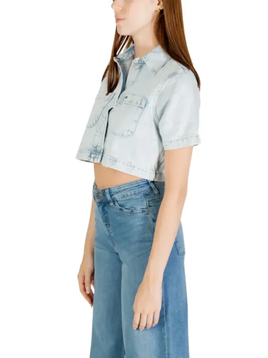 Tommy Hilfiger Jeans Top Azurblau | online kaufen