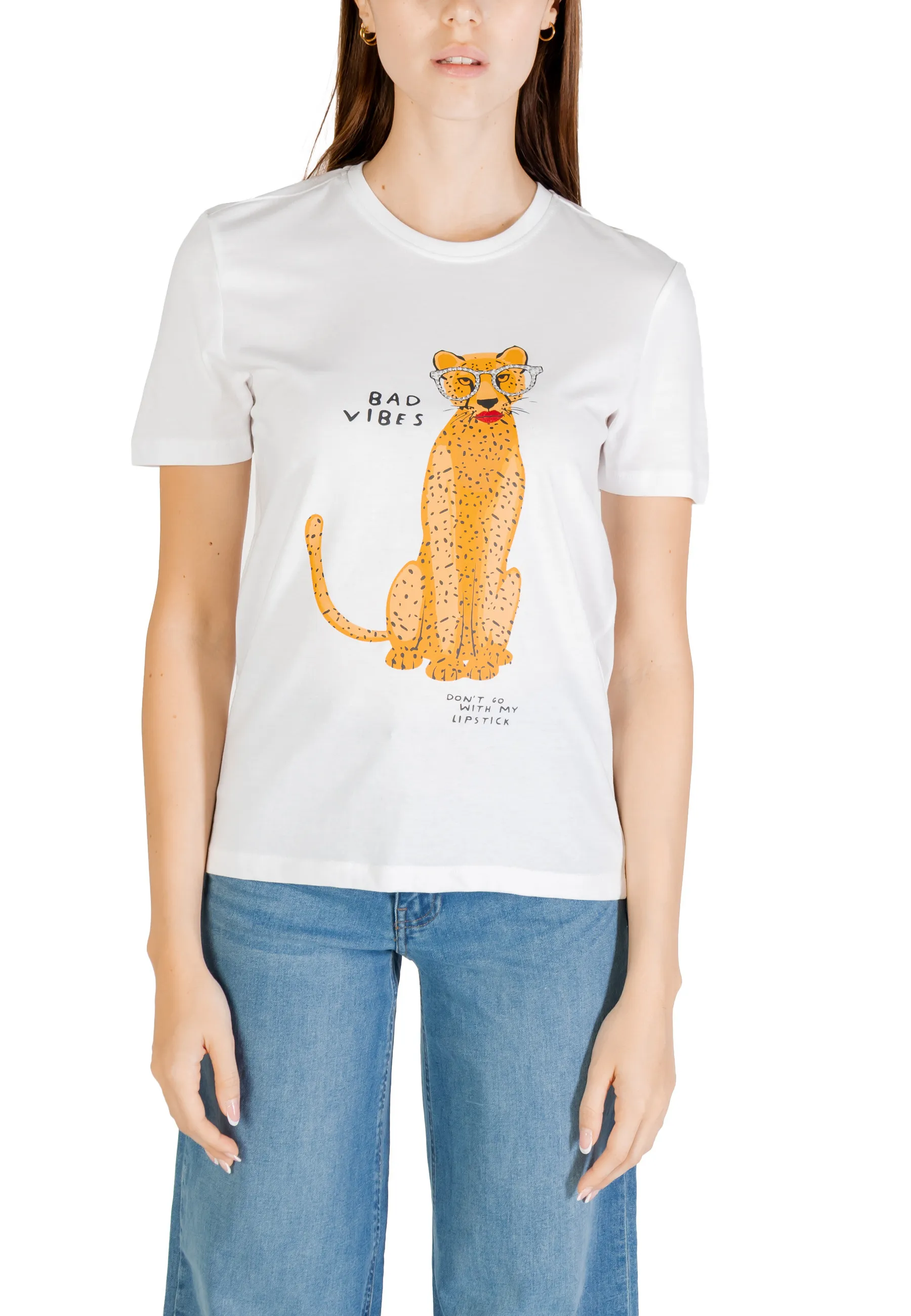 Only T-Shirt Weiß 487875